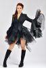 Jacket With Ruffle Sleeves and Detachable Organza Underskirt