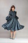 Brocade Federica 3 with midi skirt