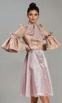 Federica 2 peach  suit with Dress