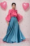 Maxi skirt Cezara with leg slit