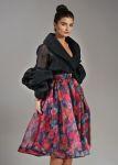 Denisa midi floral skirt