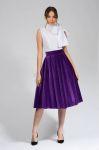 Cotton velvet skirt