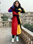 Romanita 3 coat, color mix, size 38