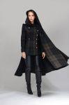 Rebecca 1 Coat , detachable cape