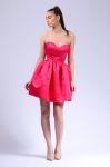 Dalma short satin taffeta dress